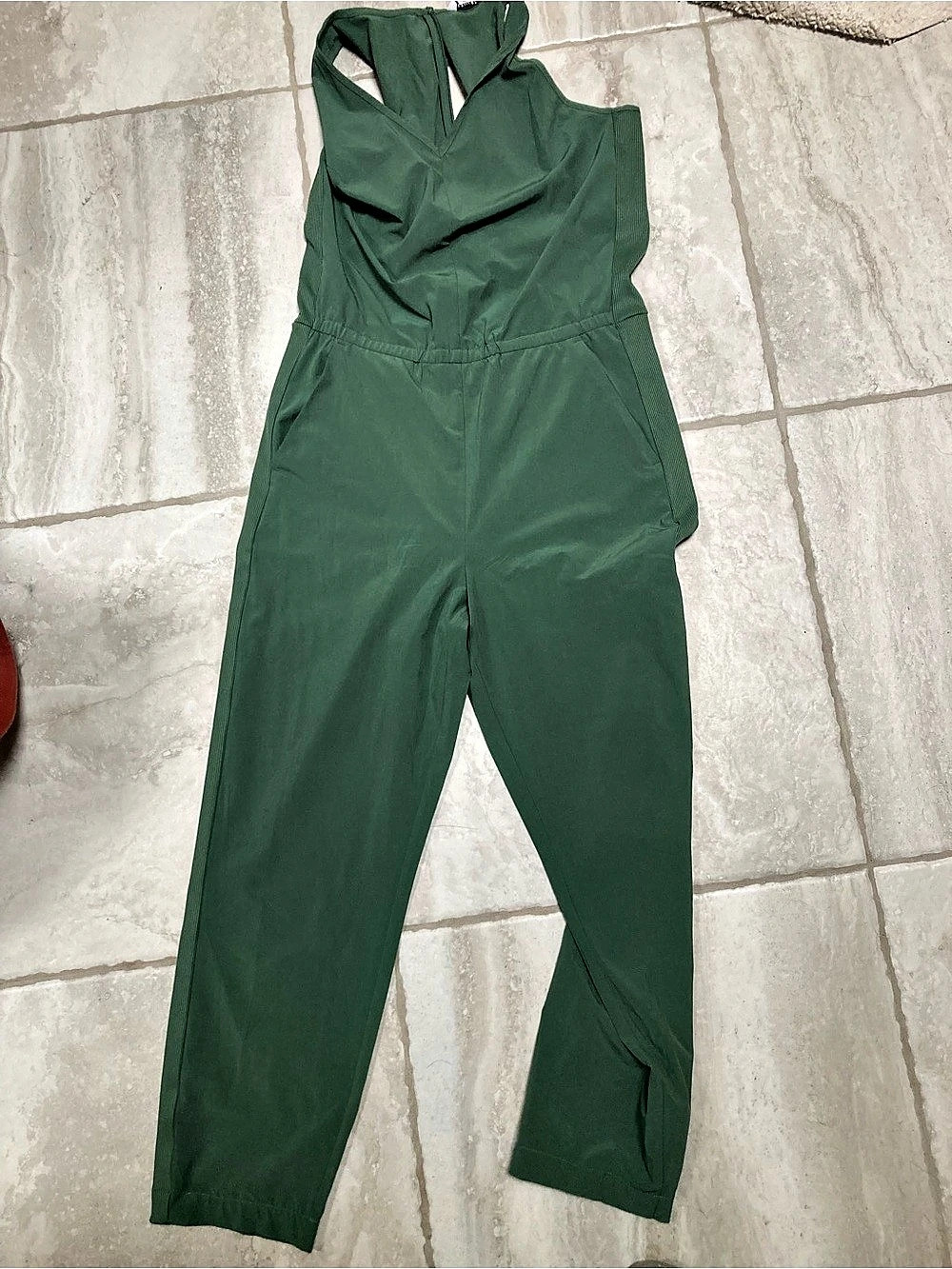 Athleta Brooklyn Jumpsuit Green Size 2